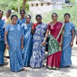 Women's Self Help Group in their SCAD saris